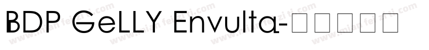 BDP GeLLY Envulta字体转换